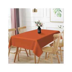 Totalmente personalizado, perfecto para comedor de resort, mantel bordado de algodón 100%, estilo abstracto, 220 GSM, 8 plazas, etiqueta OEM DE LA India - Product Image 4