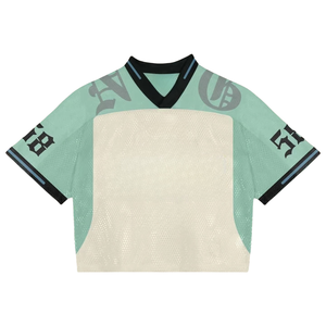 Maillot de football américain personnalisé Sultan Boxing, streetwear, haute qualité, sublimation, maille respirante, coupe courte et ample, style rugby. - Product Image 1
