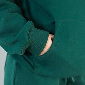 ชุดวอร์มผ้าฟลีซแบบสวมหัวสำหรับผู้ชายเสื้อฮู้ดแบบกำหนดเองระบายอากาศได้ดีชุดวอร์มเล่นกีฬา - Product Image 3