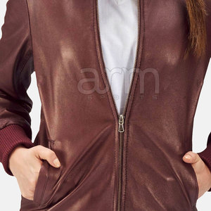 Customized Color And Design <b>Leather</b> <b>Jacket</b> Private Label Super Quality Breathable <b>Winter</b> <b>Jacket</b> For Women In Adult Size - Product Image 6