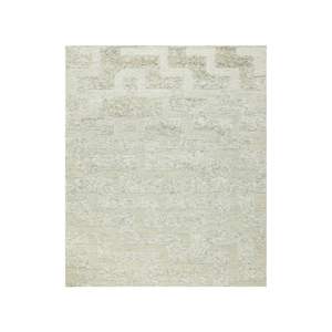 Tapis rectangulaire géométrique en laine et soie tissé à la main, résistant aux taches et adapté aux animaux domestiques, pour chambre à coucher, salon, décoration intérieure - Product Image 1