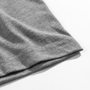 T-shirt à manches courtes en coton chiné 100% pour homme, coupe ajustée, 3001CVC - Product Image 3