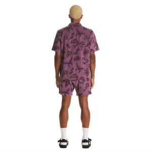 Short violet imprimé-Short confortable et accrocheur avec des motifs graphiques uniques, idéal pour le style de rue et le port quotidien - Product Image 2