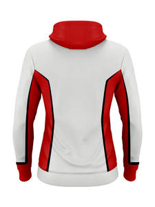 Sudadera con capucha informal de manga larga para mujer, bolsillo frontal, calle alta, gimnasio, forro polar, estilo lineal liso para actividades al aire libre de invierno - Product Image 2