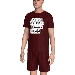 Wholesale Men's Deep <b>Red</b> Premium Fabric Printed, Factory Direct - Product Image 5