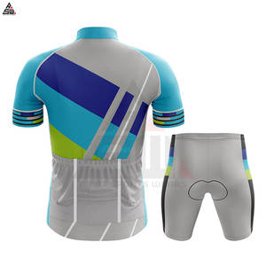 Ensemble de maillot de cyclisme sur mesure, taille plus, léger, impression par transfert thermique, respirant, uniformes de cyclisme - Product Image 4