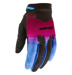 Guantes de Ciclismo y Motocross al por Mayor con Logotipo Personalizado, Guantes Deportivos Unisex de Poliéster/Spandex Transpirables con Pantalla Táctil y Dedos Completos - Product Image 2