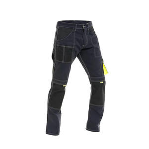 Pantalones de Trabajo Casuales para Hombre, de Lona, Alta Visibilidad, Reflectantes, con Cierre de Cremallera Cordura, Reforzados en las Rodillas, para Construcción - Product Image 3