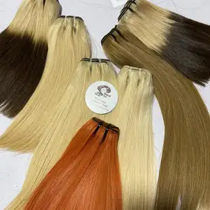 Золотой поставщик, принимаем Paypal, класс 10A, оптовая продажа, оригинальные Необработанные 100 вьетнамские натуральные человеческие волосы Remy, плетеные пучки