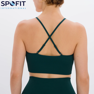 Ensemble de yoga pour femmes, style sportswear tendance, leggings et soutien-gorge de qualité supérieure, taille personnalisée, différentes couleurs. - Product Image 4