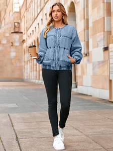 Chaquetas Vaqueras de Mezclilla para Mujer al Mejor Precio, Venta Directa de Fábrica, Nuevo Diseño Transpirable para Invierno, Hecho en Pakistán - Product Image 6