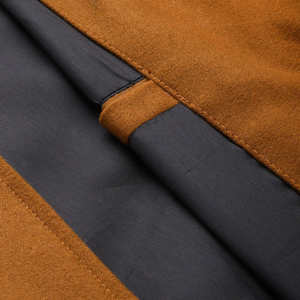 Chaqueta Bomber de lona para hombre de invierno vintage de alta calidad con logotipo frontal a prueba de viento y transpirable - Product Image 6