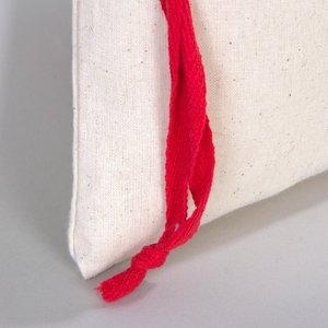 Custom Cotton New Year Red <b>Drawstring</b> <b>Pouch</b> 6 8 (15 20 Cm) Screen Printed Gift Bag for Clothing Crafts Embroidered Logo - Product Image 6