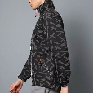 Chaqueta Cortavientos de Invierno para Hombre, Estilo Clásico, Aspecto Desgastado, con Cremallera, Chaqueta Anorak para Hombre - Product Image 2