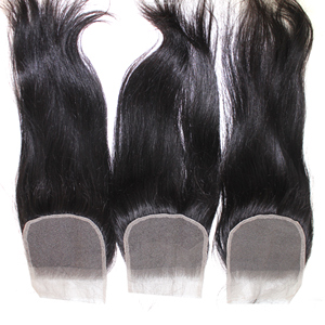 Belle main vietnamienne attachée 100% fermeture de dentelle de cheveux humains naturel HD 5x5 droite vague profonde 180% densité perruques transparentes - Product Image 2