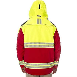 Sudaderas con capucha reflectantes para trabajo de seguridad de alta visibilidad para hombres, sudaderas con capucha con cordón, cintas reflectantes de 2 pulgadas de ancho, sudaderas con capucha - Product Image 3