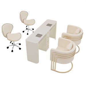 Mesa de Manicura con Extractor Mesa de Manicura con Vacío Mesa de Manicura con Cajones Diseño de Uñas Mesa de Manicura - Product Image 6