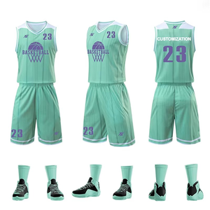 Maillot de basket-ball de bonne qualité avec logo personnalisé, à séchage rapide, uniforme de basket-ball tendance pour le sport, maillot de basket-ball réversible par sublimation - Product Image 5