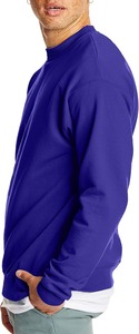 Sudadera de cuello redondo personalizada de fábrica para hombre, sudadera de color sólido, sudadera de manga larga para hombre - Product Image 3