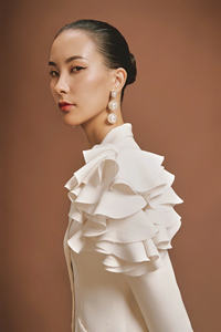 Chaqueta de lana de alta calidad para mujer de la colección Vietnam Hori Tailored Fall - Product Image 4