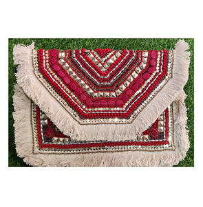 Indian Boho Designer Handmade Women's Canvas Messenger Bag Fashionable Shoulder Clutch for Evening Shopping Parties Wholesale - Product Image 5