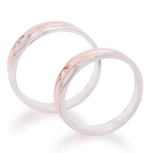 Anneaux de mariage romantiques pour femmes en argent Sterling 925 personnalisés de haute qualité - Product Image 2