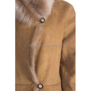 Abrigo de Piel de Oveja Beige de Alta Calidad para Mujer, Modelo 2026, Tallas Grandes, Abrigo de Invierno con Calefacción, Última Tendencia - Product Image 4
