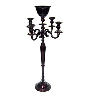 Best Prices 2023 Metal Candelabra Top Selling Wedding Decoration <b>Candle</b> Holder with <b>Flower</b> Stand for Bulk Orders - Product Image 6
