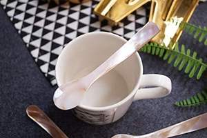 Cuillères à caviar de luxe en nacre de haute qualité, polissage miroir, couleur personnalisée pour la crème glacée, le café, le service en restaurant - Product Image 2