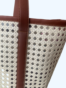 Sac de sangle en rotin chaud sac en cuir de rotin sac de plage d'été panier tissé naturel de haute qualité fabriqué au Vietnam - Product Image 4