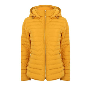 Custom Hooded Puffer <b>Jacket</b> for Men Women Windproof <b>Waterproof</b> Polyester Winter Coat with Custom Logo OEM - Product Image 1