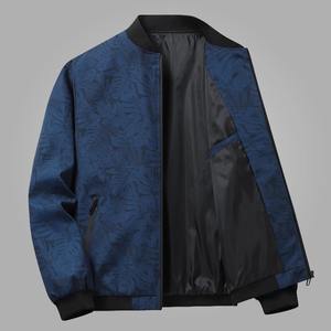 Tela impermeable logotipo personalizado bordado satén Shell y bolsillos de utilidad para chaqueta de hombre Bombardero - Product Image 1