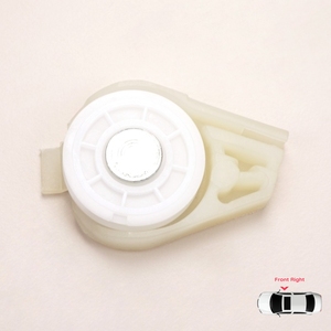BWR1062 Juego de 5 clips y pasadores de polea de cable de esquina para reparación de elevalunas delantero derecho para Doblo MK1 MPV Van 119 223 2001-2010 - Product Image 1