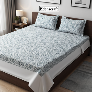 Juego de Sábanas Desechables Suaves de 100% Algodón para Cama Doble, Calidad Cómoda de 300 Hilos, Personalizable, Bangladesh - Product Image 2