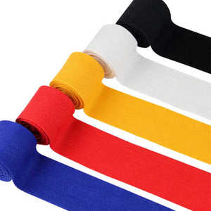 Enveloppes de main de boxe personnalisées logo imprimé élastique 100% 180 pouces enveloppes de main de Taekwondo en coton de style mexicain - Product Image 4