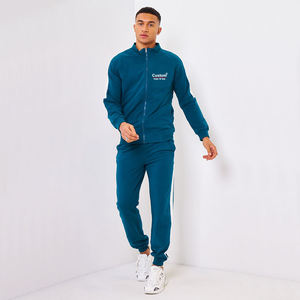 Unisex Custom 500 Gsm Heavyweight Oversized Boxy <b>Zip</b> Hooded Sweatpants Set Winter Season Blank Sweatsuits for Men - Product Image 2