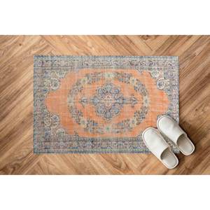 Tapis imprimé à motif persan : Grand, bleu, facile à nettoyer, style bohème, avec poils doux, idéal pour la cuisine ou comme tapis de demoiselle d'honneur - Product Image 5
