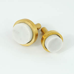 Poignée de porte de placard en pierre de quartz polie, marbre noir, couleur, forme et taille personnalisées, fabriqué en Inde - Product Image 2