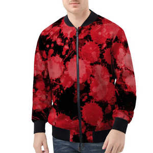 Chaqueta Bomber de Camuflaje para Hombre, de Alta Calidad, Superventas, Personalizada, de Lona Impermeable, con Cuello Alto y Logotipo Frontal - Product Image 3