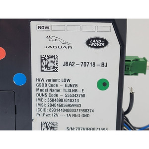MODULE TÉLÉMATIQUE CENTRALINÉE JAGUAR F-Pace Série J8A270718BJ AJ200D/204DT diesel 1999 (16>20) - Product Image 3