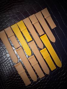 Handmade Good Quality Genuine Cow Leather <b>Watch</b> Bands Luxury 20mm 22mm 24mm 26mm Silicone <b>Rubber</b> <b>Watch</b> Strap - Product Image 4