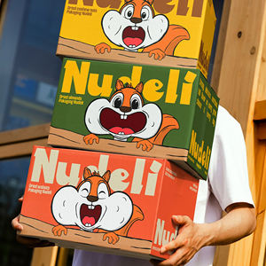 Vibrant Custom Printed Gift Box for Chocolates Candies Nutritional Products Infusions-Elegant Ecommerce <b>Display</b> <b>Folder</b> Style - Product Image 4