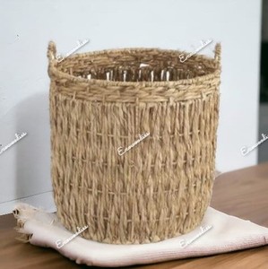 Vente chaude grand jacinthe eau panier en osier essentiels ménagers pour l'organisation salle de bain garde-manger bacs de rangement en acier inoxydable - Product Image 4