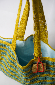 2025 Trending Raffia Handbag Women's Eco-Friendly Lightweight Capacity Customizable Size Leather Strap Beach Picnic Travel - Product Image 3