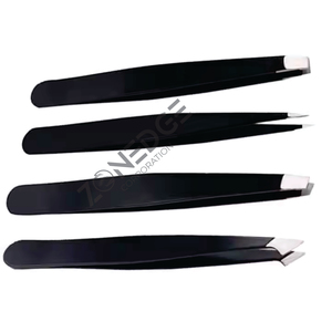 Pince à sourcils en acier inoxydable Zonedge pour extensions de cils Fabrication professionnelle de pinces à cils - Product Image 3