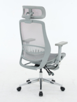 Kursi Kantor Ergonomis Berbahan Jaring dengan Sandaran Kaki, Sandaran Kepala yang Dapat Disesuaikan & Sandaran Tangan 4D, Kursi Komputer Berbahan Jaring Penuh dengan Sandaran Tinggi Grosir