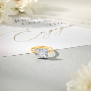 แหวนหมั้นเพชร Promise Glint สำหรับผู้หญิง - Product Image 3