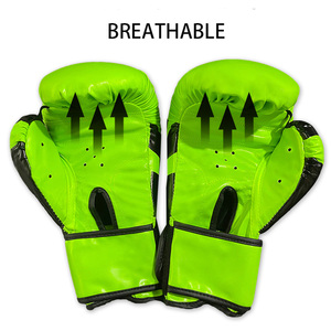 Superventas 16oz Kick Boxing Guantes Mix Fight Leather con muñequera Personzed OEM Venta al por mayor 6oz 12oz Tamaños Escenas deportivas - Product Image 4