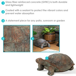 Figura de tortuga de bronce, adorno de jardín, portátil, sólido, hecho a mano, tortuga antigua, figura de granja, precios baratos - Product Image 4