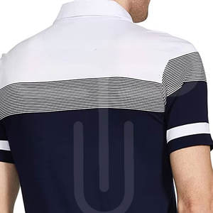 Polo respirant au design personnalisé, tendance, élégant, de qualité supérieure, vente en gros de polos pour hommes - Product Image 4